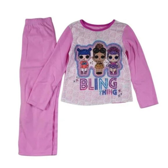 L.O.L Surprise Long Sleeve Pajamas Matching Set Size 4/5 - Picture 1 of 8